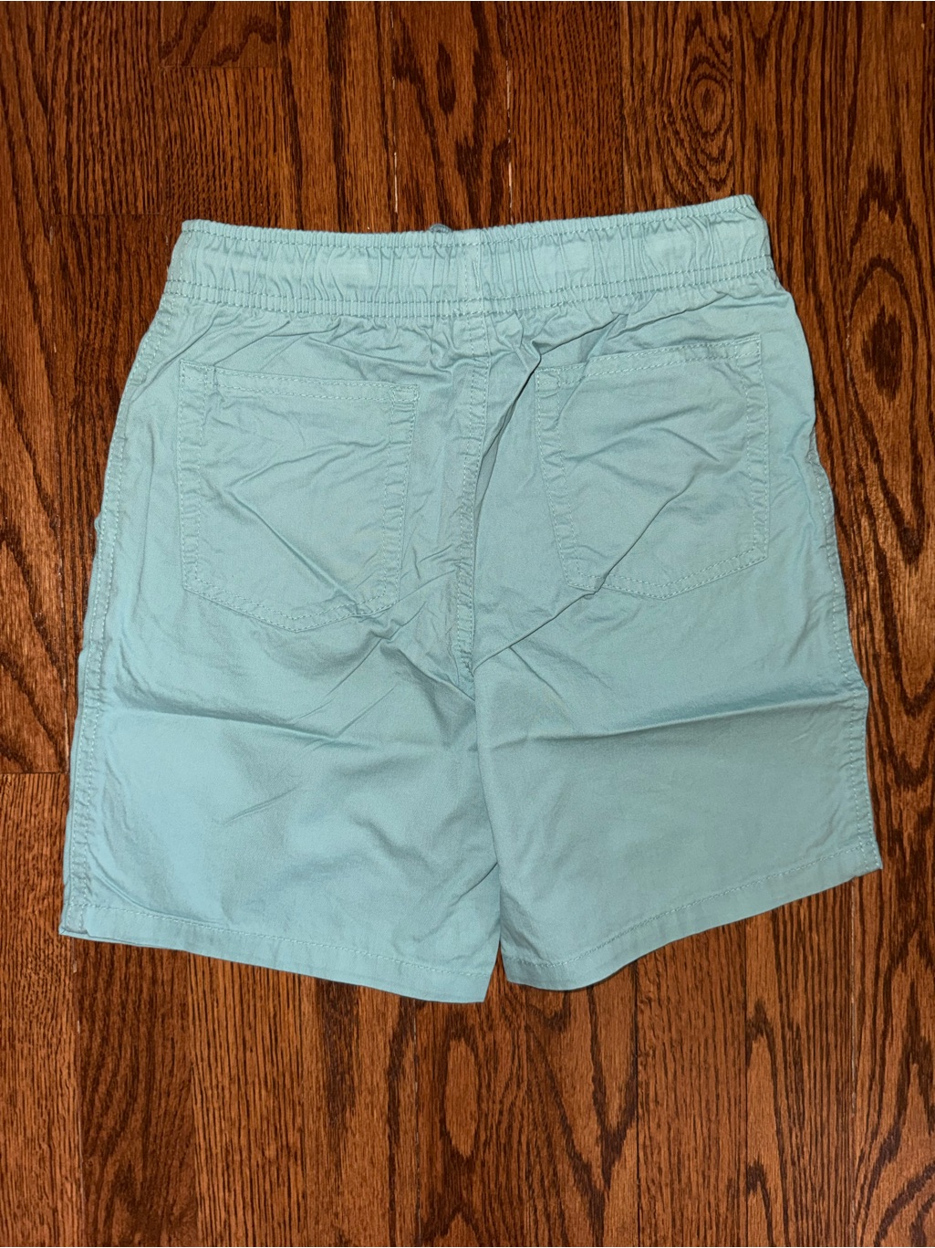 Cat & Jack Men's Teal Pull-On Flat Front Shorts — image 4 of 4